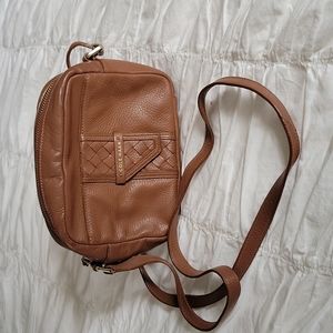 Cole Haan Crossbody Bag Brown Leather